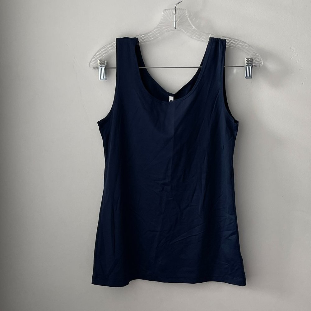 Leo & Nicole Women's Tank Top- Navy